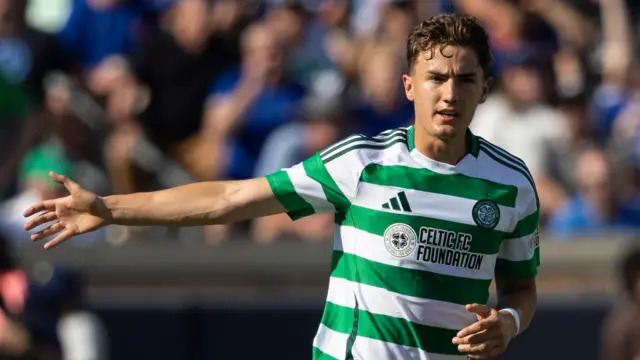 Gustaf Laberbielke did not feature regularly for Celtic last season