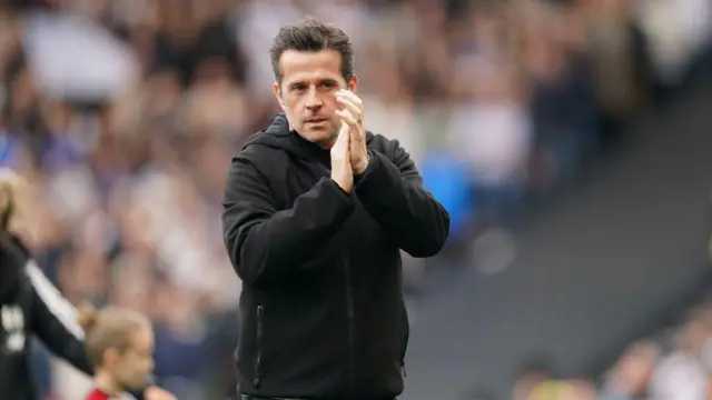 Marco Silva, manager of Fulham during the Premier League match between Fulham FC and Newcastle United at Craven Cottage