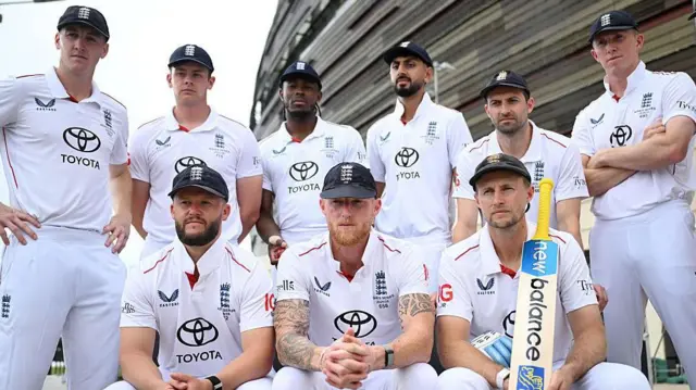 Ben Stokes and England team