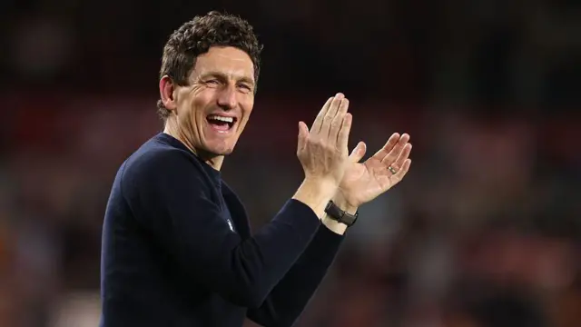 Keith Andrews celebrates