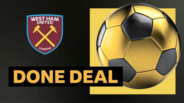 West Ham done deal graphic