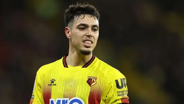 Othmane Maamma in action for Watford