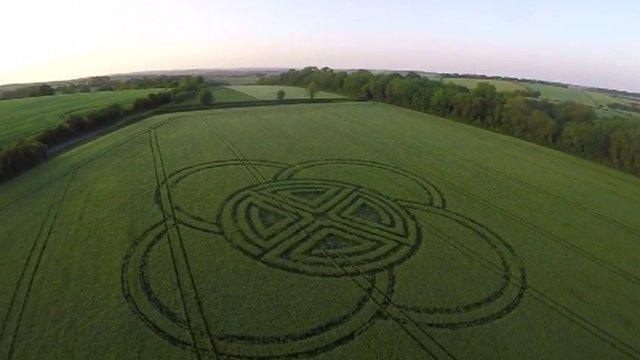 Several crop circles have appeared in fields across Dorset