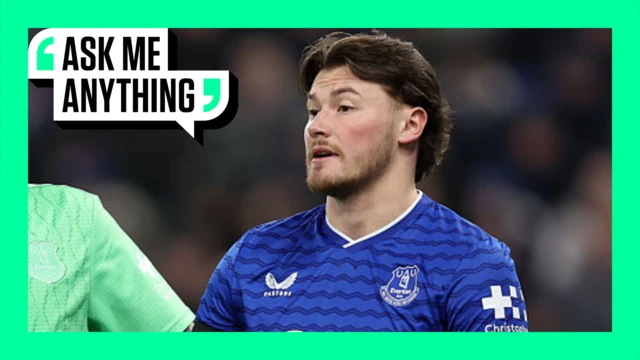 Nathan Patterson looks on - BBC Sport 'Ask Me Anything Graphic' banner