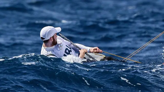 Finn Lynch in Olympic action