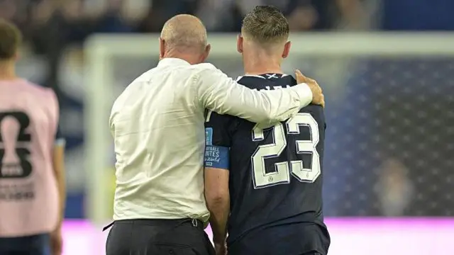 Steve Clarke and Kenny McLean