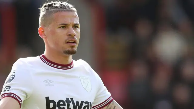 Kalvin Phillips in action for West Ham