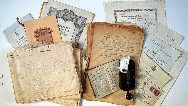 Archive material belonging to John Logie Baird