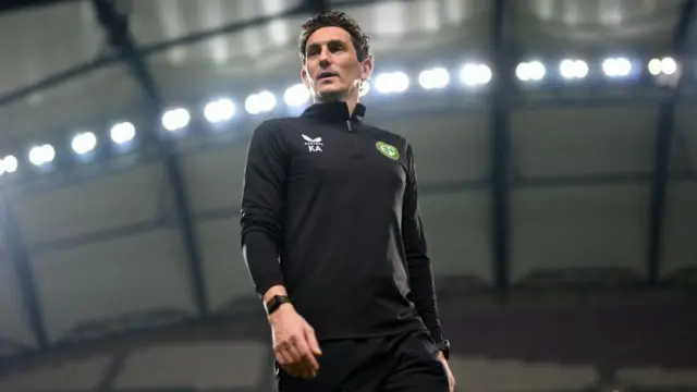 Keith Andrews wearing Republic of Ireland training kit