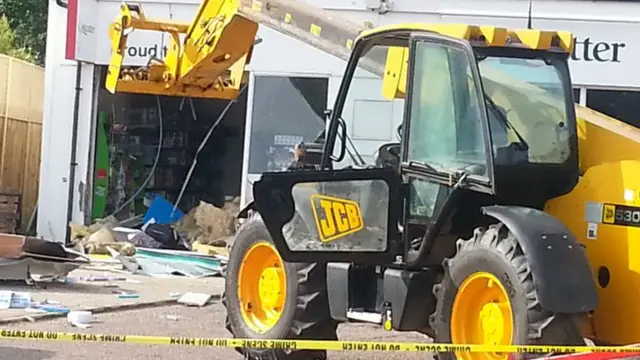 Woolpit ram raid