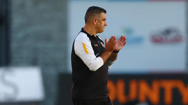 Newport County head coach Nelson Jardim