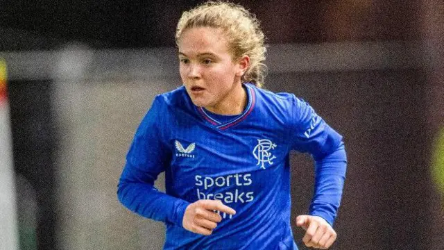 Rangers' Mia McAulay in action