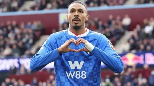 Wilson Isidor of Sunderland celebrates