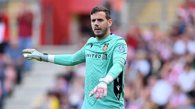 Wrexham goalkeeper Danny Ward