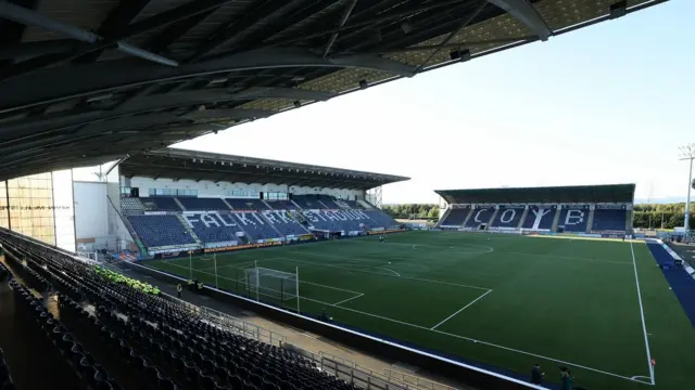 A general view of the Falkirk Stadium