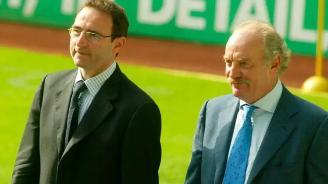 Martin O'Neill and Dermot Desmond