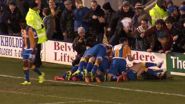 Jack Grimmer scores a late winner