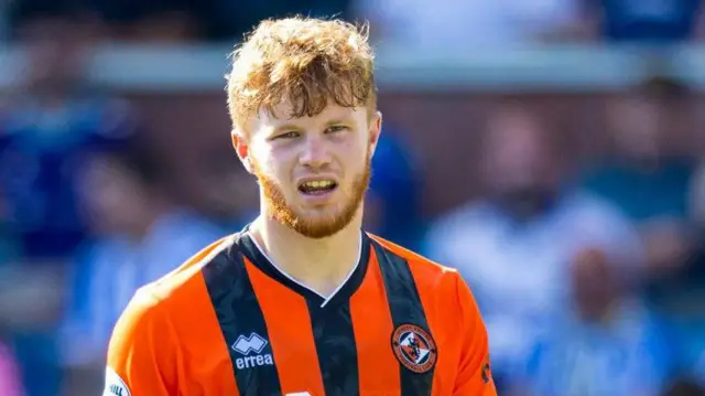 Luca Stephenson is back for a second season on loan at Tannadice