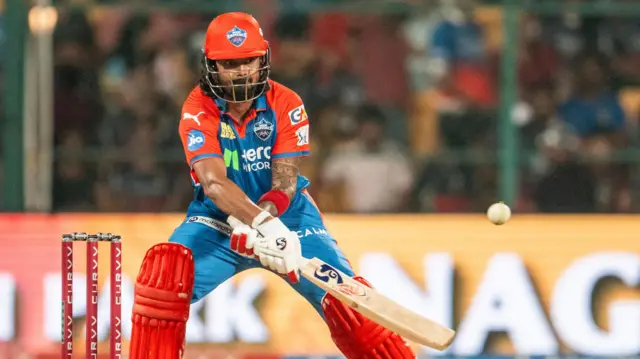 KL Rahul batting for Delhi Capitals