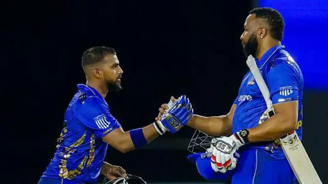 Nicholas Pooran and Kieron Pollard