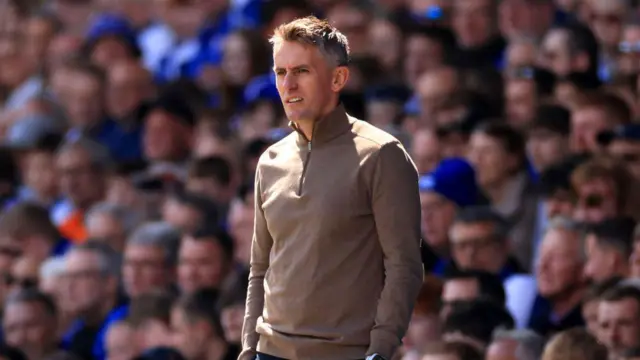 Kieran McKenna, Manager of Ipswich Town during the Sky Bet Championship match between Ipswich Town and Huddersfield Town at Portman Road on May 04, 2024