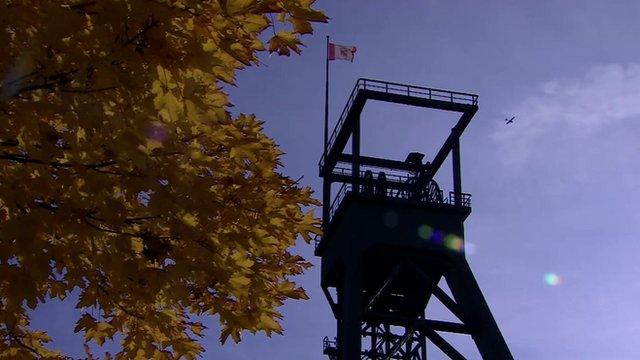 A pit head in Oberhausen