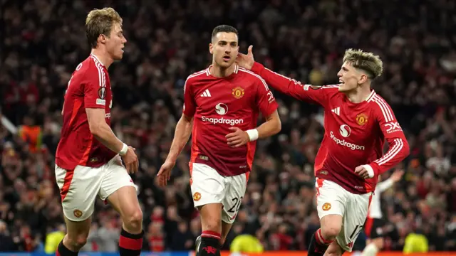 Diogo Dalot celebrates