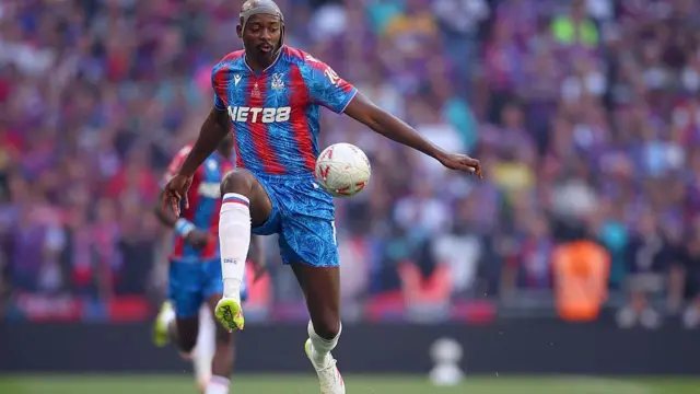 Jean-Philippe Mateta in action for Crystal Palace
