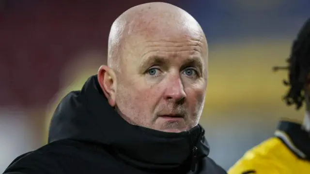 Livingston Manager David Martindale looks dejected at full time during a William Hill Premiership match between Heart of Midlothian and Livingston at Tynecastle Park