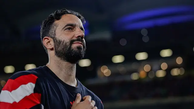 Manchester United head coach Ruben Amorim