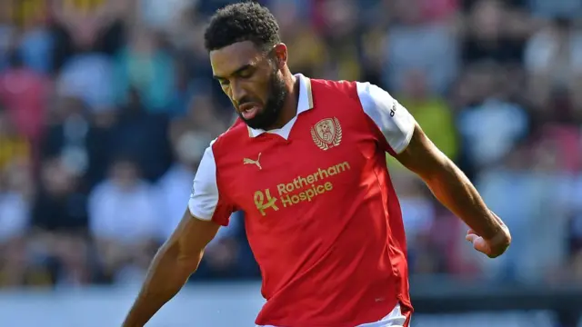 Kion Etete in action for Rotherham