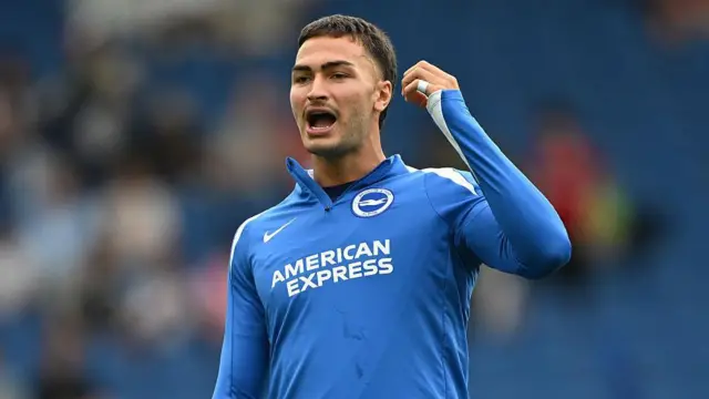 Diego Coppola in training for Brighton & Hove Albion