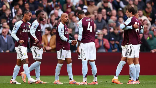 Aston Villa players