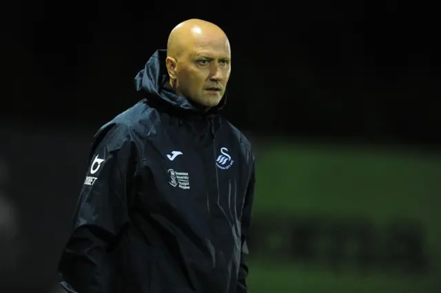 Cameron Toshack during his days working in Swansea's academy