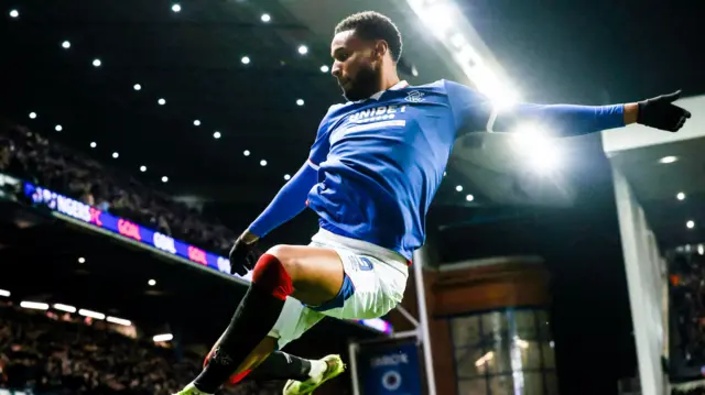 Youssef Chermiti celebrates