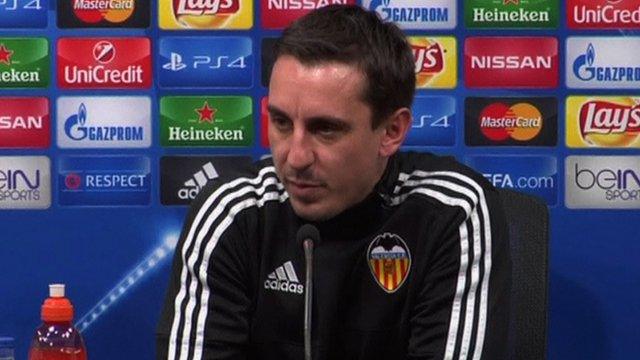 New Valencia manager Gary Neville