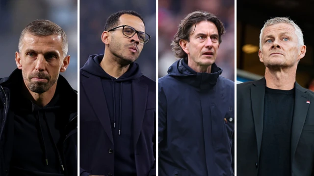 Gary O'Neil, Liam Rosenior, Thomas Frank and Ole Gunnar Solskjaer