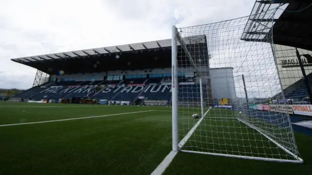 A general view of the Falkirk Stadium