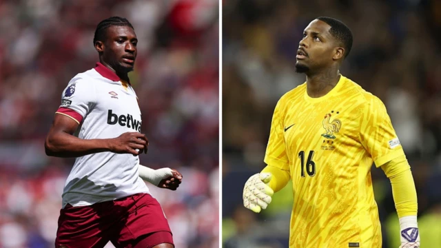 Mohammed Kudus and Mike Maignan