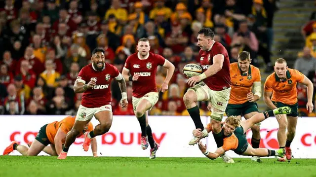 Jack Conan makes a strong carry