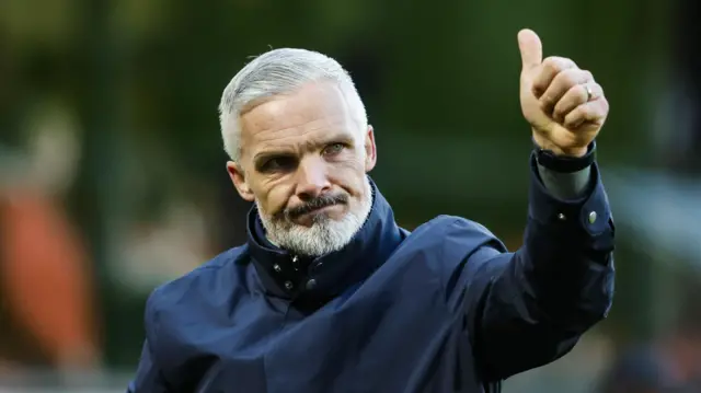 Jim Goodwin gives a thumbs up