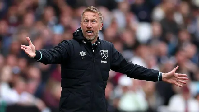 Graham Potter managing West Ham