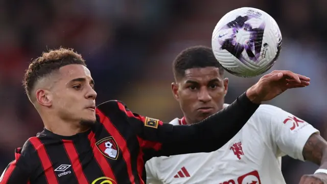 Max Aarons and Marcus Rashford