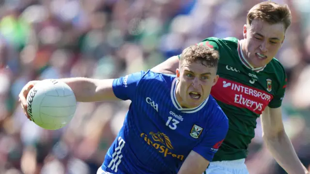 Cormac O'Reilly of Cavan top scored with 0-4 as his county shocked Mayo in their All-Ireland SFC opener in Castlebar. 