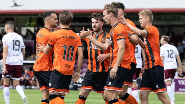 Dundee United players