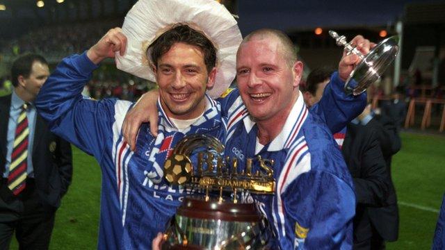 Paul Gascoigne and Derek McInnes