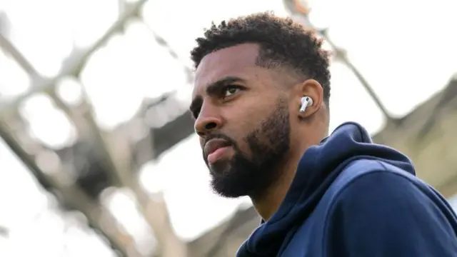 Cyrus Christie on Republic of Ireland duty 