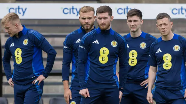 Scotland squad training