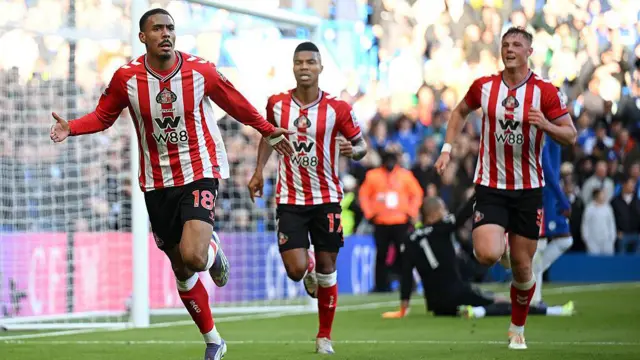 Wilson Isidor of Sunderland celebrates