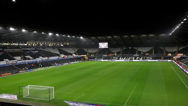 A general view of the Swansea.com Stadium